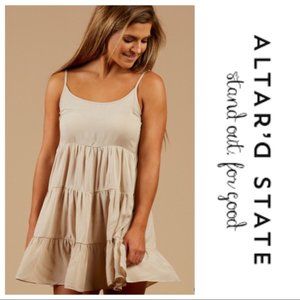 Tiered Slip Dress